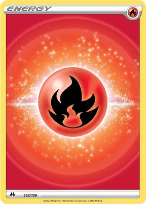 Fire Energy (Texture Full Art), Crown Zenith