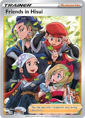 Friends in Hisui (Full Art), Crown Zenith