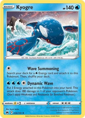 Kyogre, Crown Zenith