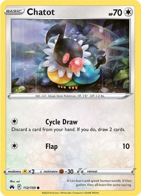 Chatot, Crown Zenith