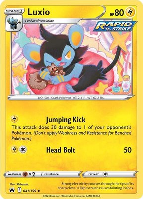 Luxio (41), Crown Zenith