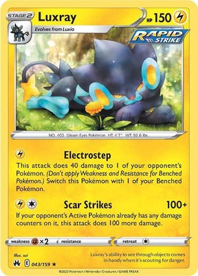 Luxray (43), Crown Zenith