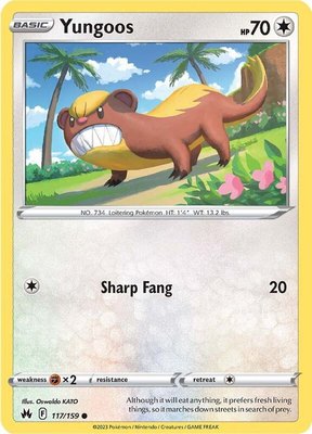 Yungoos, Crown Zenith
