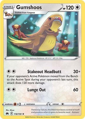 Gumshoos, Crown Zenith
