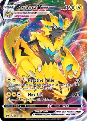Zeraora VMAX, Crown Zenith