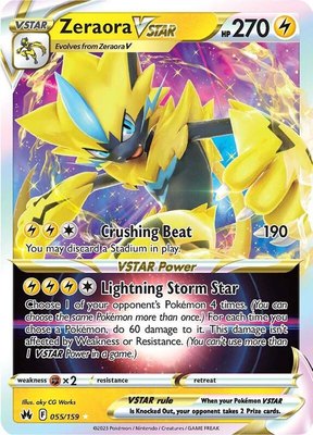 Zeraora VSTAR, Crown Zenith