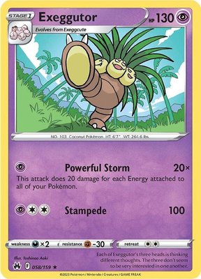 Exeggutor, Crown Zenith