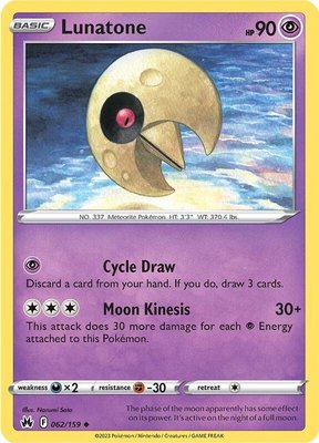Lunatone, Crown Zenith