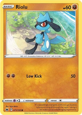 Riolu, Crown Zenith