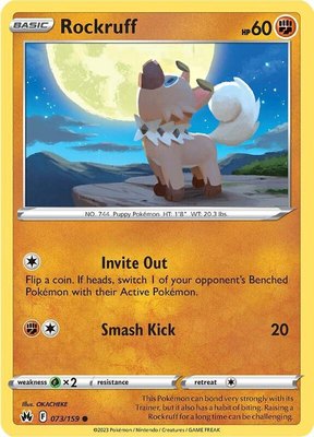 Rockruff, Crown Zenith