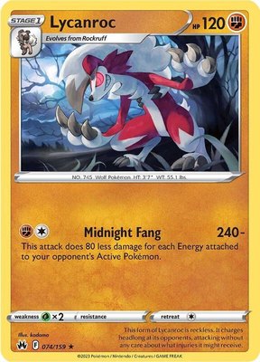 Lycanroc, Crown Zenith