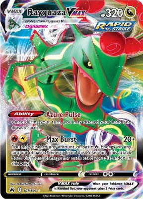 Rayquaza VMAX (101), Crown Zenith