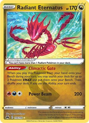 Radiant Eternatus, Crown Zenith