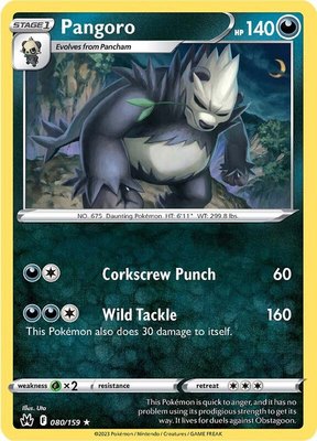 Pangoro, Crown Zenith