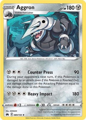 Aggron, Crown Zenith