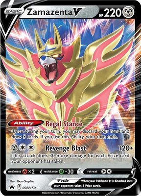Zamazenta V, Crown Zenith