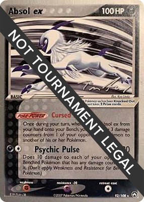 Absol ex (Tom Roos), World Championship Decks