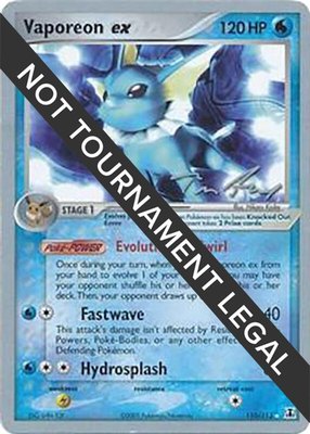 Vaporeon ex (Tom Roos), World Championship Decks