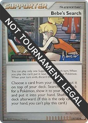 Bebe's Search (Dylan Lefavour), World Championship Decks