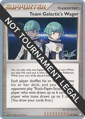 Team Galactic's Wager (Paul Atanassov), World Championship Decks