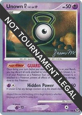 Unown [G] (Jason Martinez), World Championship Decks