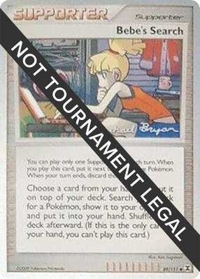 Bebe's Search (Mychael Bryan), World Championship Decks
