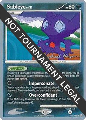 Sableye (Mychael Bryan), World Championship Decks