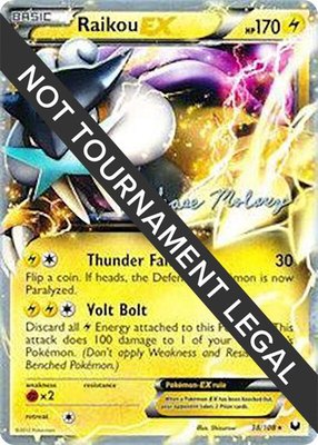 Raikou EX (Chase Moloney), World Championship Decks
