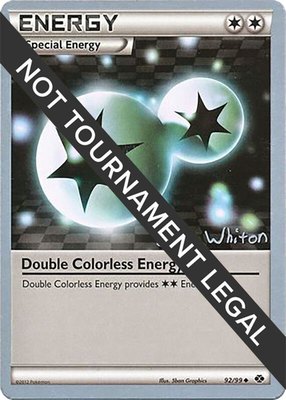 Double Colorless Energy (Ian Whiton), World Championship Decks