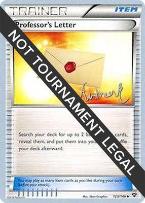 Professor's Letter (Andrew Estrada), World Championship Decks