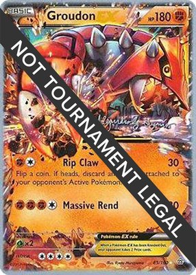 Groudon EX (Alejandro Ng-Guzman), World Championship Decks
