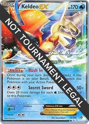 Keldeo EX (Jacob Van Wagner), World Championship Decks
