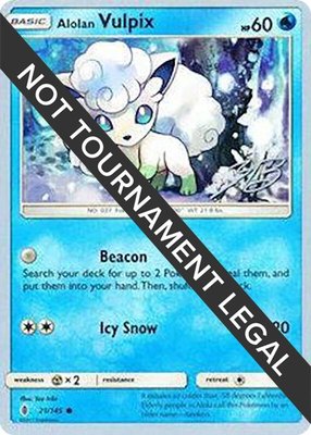 Alolan Vulpix (Zachary Bokhari), World Championship Decks