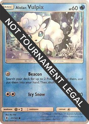 Alolan Vulpix (Diego Cassiraga), World Championship Decks