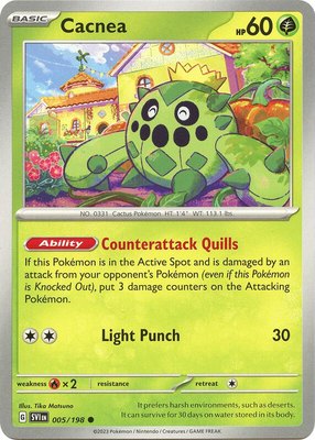 Cacnea, Scarlet & Violet Base Set