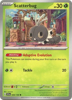 Scatterbug, Scarlet & Violet Base Set
