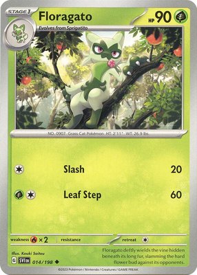 Floragato, Scarlet & Violet Base Set