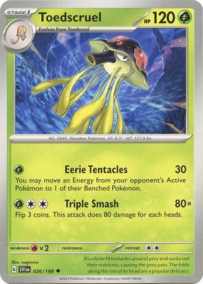 Toedscruel, Scarlet & Violet Base Set