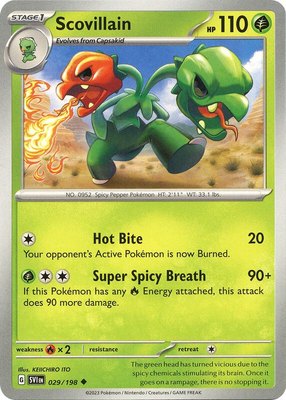 Scovillain, Scarlet & Violet Base Set