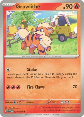 Growlithe, Scarlet & Violet Base Set