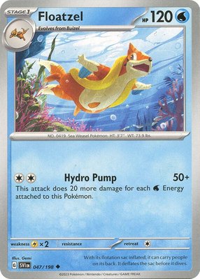 Floatzel, Scarlet & Violet Base Set