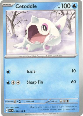 Cetoddle, Scarlet & Violet Base Set
