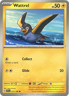 Wattrel, Scarlet & Violet Base Set