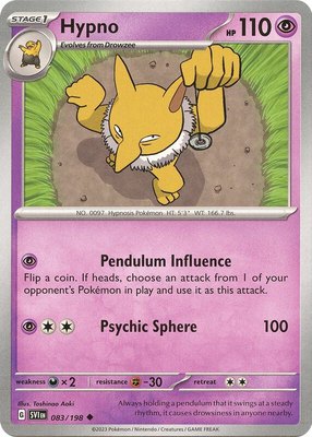 Hypno, Scarlet & Violet Base Set