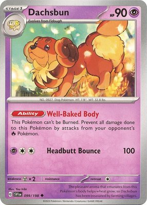 Dachsbun, Scarlet & Violet Base Set