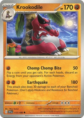 Krookodile, Scarlet & Violet Base Set