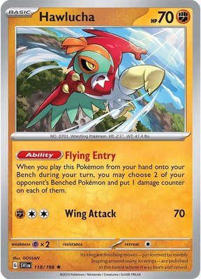 Hawlucha, Scarlet & Violet Base Set