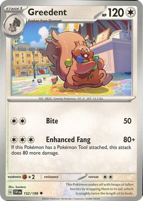 Greedent, Scarlet & Violet Base Set