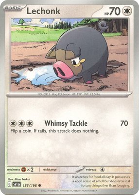Lechonk, Scarlet & Violet Base Set