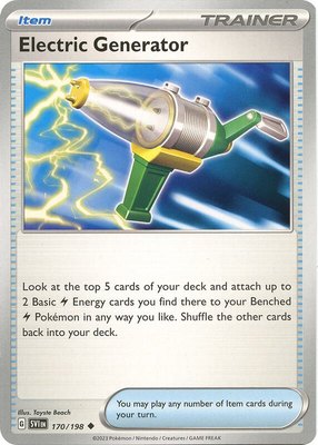 Electric Generator, Scarlet & Violet Base Set